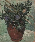 Vincent Van Gogh Flower Vase with Thistles Germany oil painting artist
